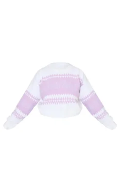 PrettyLittleThing Sweaters*Plus Santa Baby Cropped Christmas Sweater