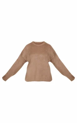 PrettyLittleThing Oversized Sweaters*Plus Fluffy Knit Oversized Sweater