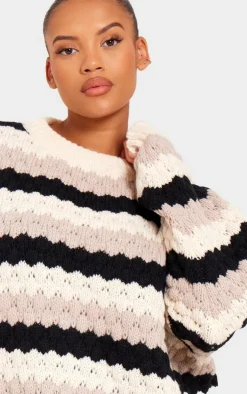 PrettyLittleThing Sweaters*Plus Bobble Knit Chunky Sweater