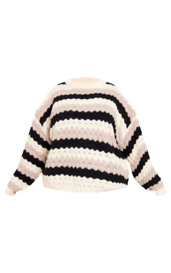 PrettyLittleThing Sweaters*Plus Bobble Knit Chunky Sweater