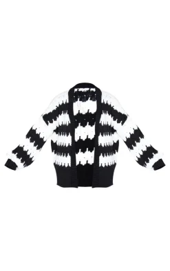 PrettyLittleThing Cardigans*Plus Striped Oversized Cardigan