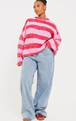 PrettyLittleThing Sweaters*Plus Bobble Knit Chunky Sweater