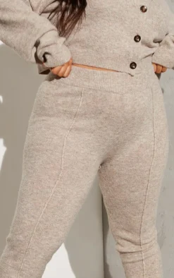PrettyLittleThing Christmas Shop*Plus Knitted High Waisted Leggings