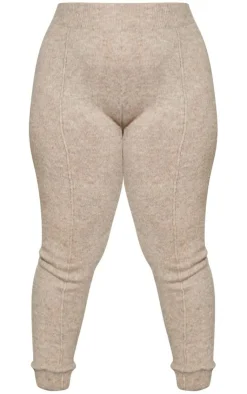 PrettyLittleThing Christmas Shop*Plus Knitted High Waisted Leggings