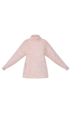 PrettyLittleThing Sweaters*Plus Knitted Slouchy Roll Neck Sweater