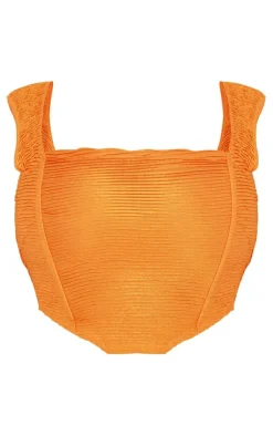 PrettyLittleThing Corsets*Plus Textured Corset Top