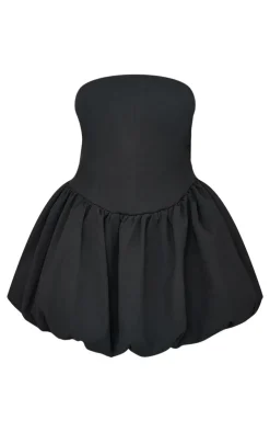 Plus Premium Bandeau Puff Ball Dress-PrettyLittleThing Sale