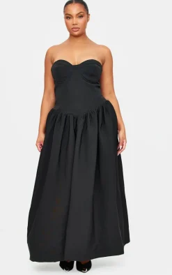 Plus Premium Underwired Corset Maxi Dress-PrettyLittleThing Sale
