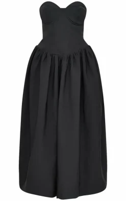 Plus Premium Underwired Corset Maxi Dress-PrettyLittleThing Sale