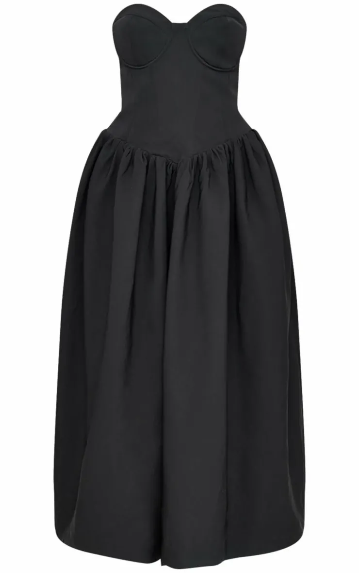 Plus Premium Underwired Corset Maxi Dress-PrettyLittleThing Sale
