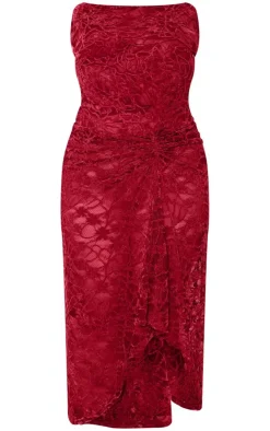 Plus Lace Midaxi Dress-PrettyLittleThing Clearance