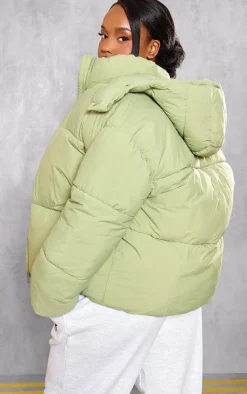 PrettyLittleThing Puffer Jackets*Plus Oversized Hooded Puffer Jacket