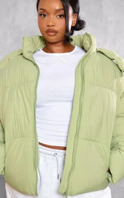 PrettyLittleThing Puffer Jackets*Plus Oversized Hooded Puffer Jacket