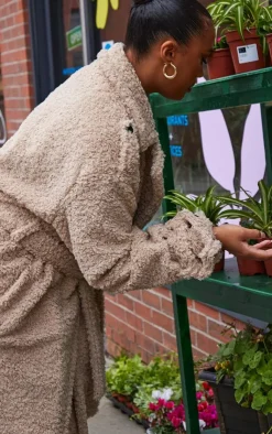 PrettyLittleThing Trench Coats*Plus Borg Belted Trench Coat