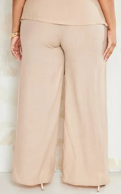 Best PrettyLittleThing Plus Lightweight Pants Stone
