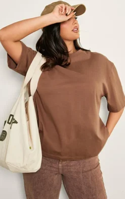 PrettyLittleThing T-Shirts*Plus Premium Cotton Oversized T-shirt