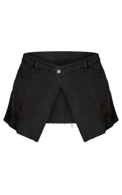 Plus Deconstructed Panel Denim Mini Skirt-PrettyLittleThing Hot