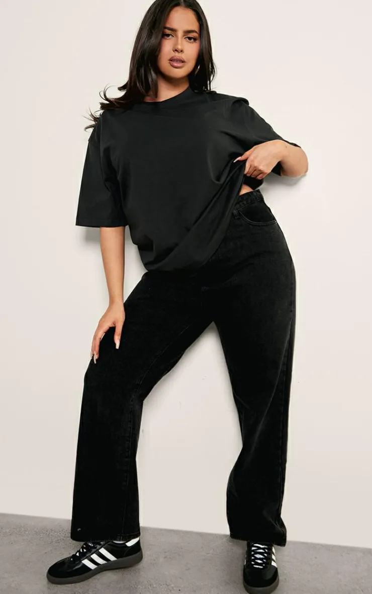 PrettyLittleThing T-Shirts*Plus Premium Cotton Oversized T-shirt