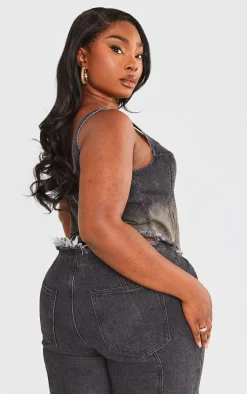 PrettyLittleThing Corsets*Plus Seam Detail Corset