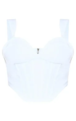 PrettyLittleThing Corsets*Plus Bandage Dip Hem Bust Cup Corset