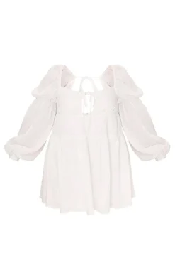 Plus Cotton Tiered Shift Dress-PrettyLittleThing Discount