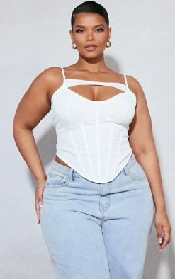 PrettyLittleThing Corsets*Plus Cut Out Boned Corset