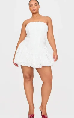 Plus Textured Corset Mini Dress-PrettyLittleThing Sale