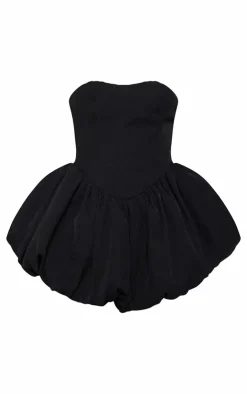 Premium Bandeau Puff Ball Dress-PrettyLittleThing Sale