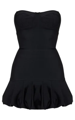 Premium Sweetheart Bandage Peplum Mini Dress-PrettyLittleThing New
