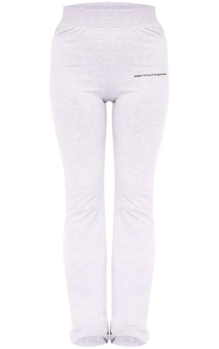 Clearance PrettyLittleThing Print Flared Pant Ash Grey