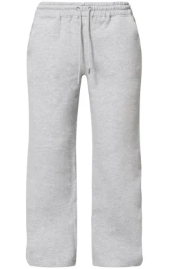 Hot PrettyLittleThing Oversized Low Rise Wide Leg Sweatpants Ash Grey