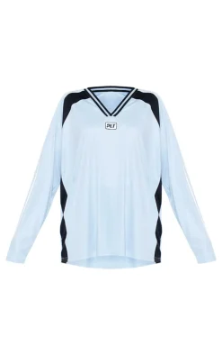 PrettyLittleThing T-Shirts*Studio Mode Long Sleeve Football Shirt
