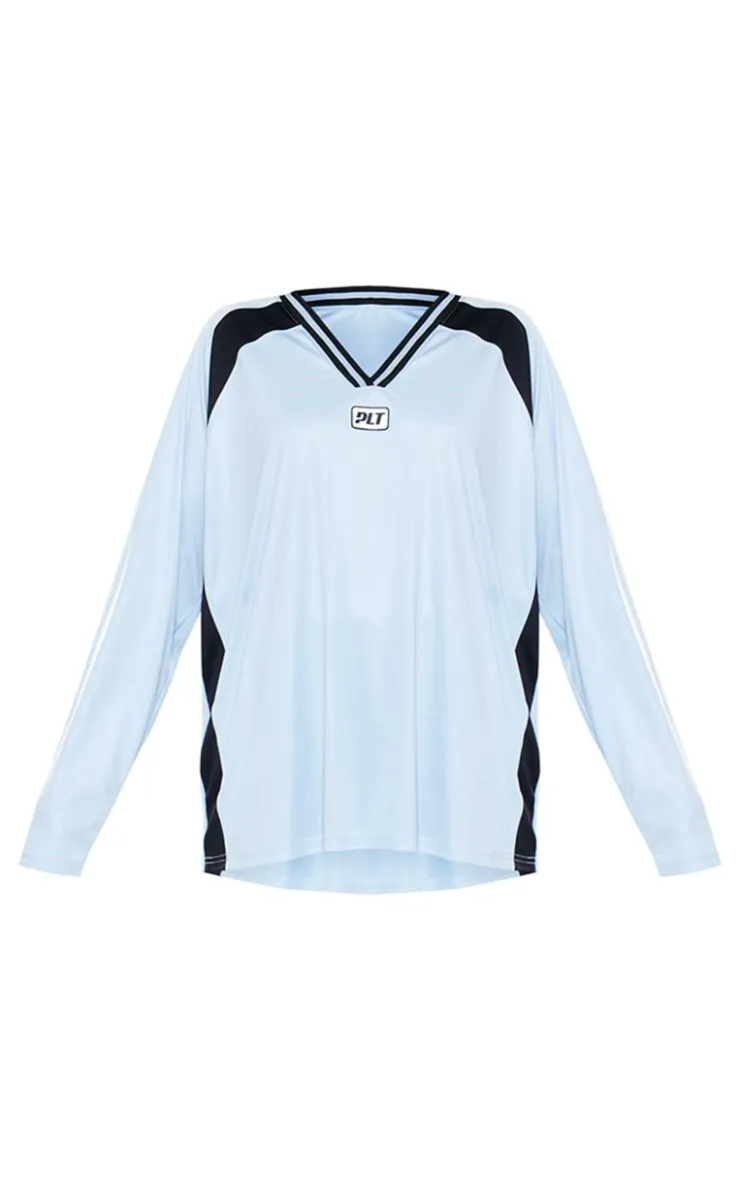 PrettyLittleThing T-Shirts*Studio Mode Long Sleeve Football Shirt