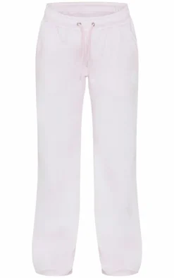 Hot PrettyLittleThing Printed Wide Leg Sweatpants Baby Pink