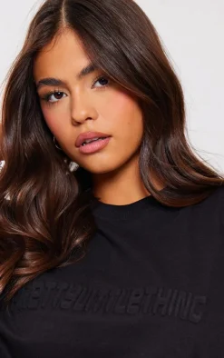 PrettyLittleThing T-Shirts*Embossed Oversized T Shirt