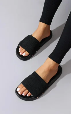 PrettyLittleThing Slides*Knitted Slides