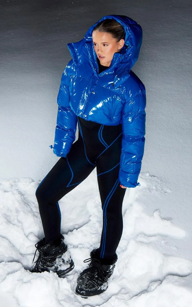 PrettyLittleThing Unitards*Knit Ski Base Layer Unitard