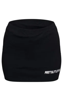 Best PrettyLittleThing Low Rise Mini Skirt Black