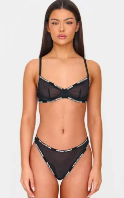 PrettyLittleThing Stocking Stuffers*Mesh Underwired Bra