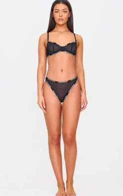PrettyLittleThing Stocking Stuffers*Mesh Underwired Bra