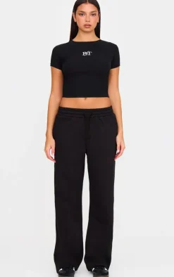 PrettyLittleThing T-Shirts*Ribbed Short Sleeve T Shirt