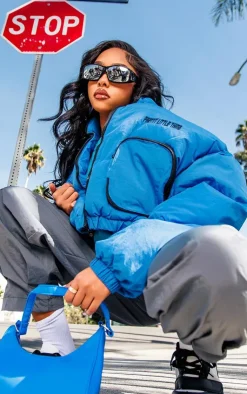 PrettyLittleThing Bomber Jackets*Utility Pocket Detail Cropped Bomber