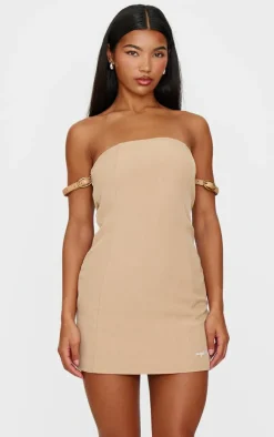 Belt Strap Detail Bodycon Dress-PrettyLittleThing Best