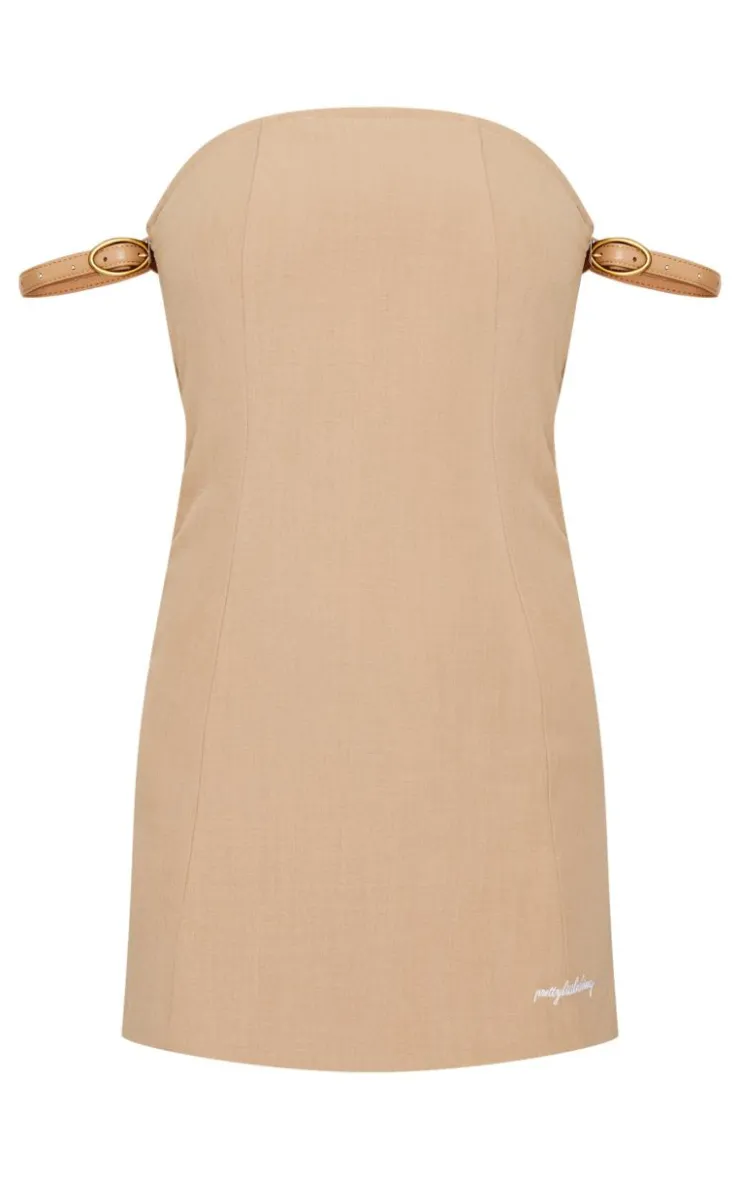 Belt Strap Detail Bodycon Dress-PrettyLittleThing Best