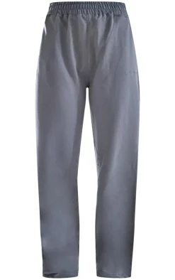 PRETTYLITTLETHING Charcoal Embroidered Wide Leg Sweatpants