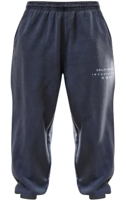 PrettyLittleThing Gym Wear*Washed Oversized Sport Trek Sweatpants