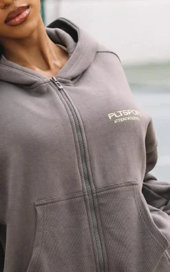 PrettyLittleThing Athletic Jackets*Sport Rib Pocket Zip Through Jacket