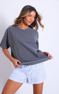 PrettyLittleThing T-Shirts*Glossy Cherry Graphic Oversized T Shirt