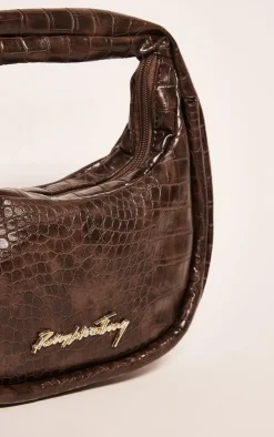 PrettyLittleThing Mini Bags*PU Croc Mini Grab Bag