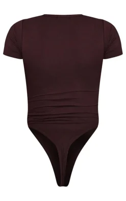 PrettyLittleThing Graphic Sweatsuits*Logo Short Sleeved Bodysuit